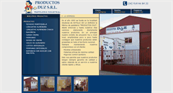 Desktop Screenshot of productosduz.com