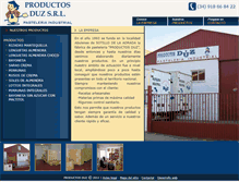 Tablet Screenshot of productosduz.com